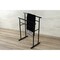 Kingston Brass Pedestal Steel Construction Towel Rack, Matte Black SCC8240 - alternate 3